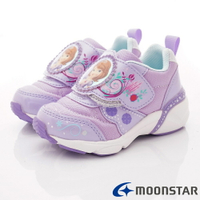 ★日本月星Moonstar機能童鞋-蘇菲亞聯名運動鞋款12401紫(中小童段)