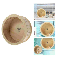 Toys Hamster Roller Exercise Wheel Squirrel Workout Running for Wooden Small Pet Supplies