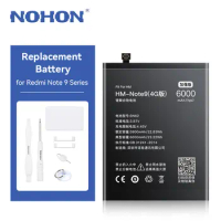 NOHON BN62 BN53 Battery for Redmi Note 9 Note 9Pro Replacement Battery for Xiaomi Redmi Note 9 Mi 9T POCO M3 Note 9Pro 10Pro