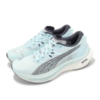 【PUMA】慢跑鞋 Deviate Nitro 3 Wns 女鞋 藍 黑 氮氣中底 碳板 回彈 運動鞋(309708-06)