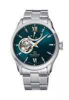 Orient Star Mech Cont Semiskel Silver Stainless Steel Analog Automatic Watch For Men Os-re-at0002e00b
