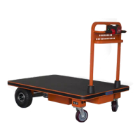 NK 114 electric trolley cart wearhouse moving objects heavy duty electric hand truck industrial platform for transport