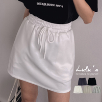 LULUS/太空輕柔棉修身褲裙５色【A05240009】