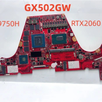 Laptop Motherboard USED GX502GW For ASUS GX502GW with i7-9750H RTX2060 6GB Tested 100% Work