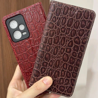 Magnetic Leather Genuine Skin Flip Wallet Phone Case Cover On For Xiaomi Redmi Note 12s 12 13 Pro Plus 4G 5G Note13 128/256 GB
