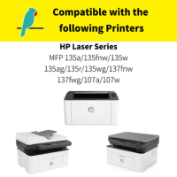Toner with Chip Compatible with HP 106A W1106A 1106 1106a for HP Laser 107a 107r 107w MFP 135a 135r 135w 135wg 137fnw 137fwg