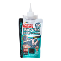 【Asahipen】柏油地面裂縫防水修補劑 200ML 黑色 送刮板(柏油 瀝青 水泥 補修 填補 防水 漏水 混凝土)