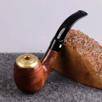 3-in-1 Used Tobacco pipe 9MM Filter Rosewood pipe Bent Type smoking pipe Handmade cigarette holder Tobacco pipe Gift 10 tools