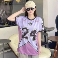 American Simple Casual Street Sense Tetro Polka Dot Number Combination Letters Sports College Style