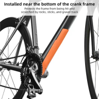 Road Bike Protector Stickers Mountain Bike Frame Protective Tape Chainstay Protector Decal