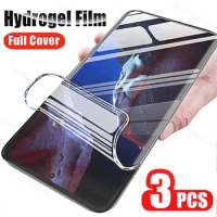 3Pcs Full Cover Hydrogel Film For Xiaomi Poco X5 X4 X3 NFC F3 F4 GT F5 Screen Protector On POCO M3 M4 M5 Pro M5S C3 C40 C50 C55