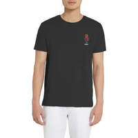 POLO - 7611.48 Mens T-shirt Bear - Black Heater L