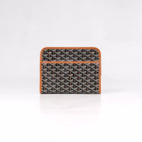 Goyard Tas GOYARD JOUVENCE BLACK TAN CLUTCH BAG 100% ORIGINAL