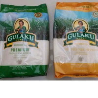 Gulaku Gula Pasir Warna Hijau & Kuning 1 Kg. - Gula Pasir Premium