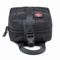 Amphibious Tactical Medical First Aid Kit Pouch Patch Bag Molle Hook and Loop EMT Emergency EDC Rip-Away Survival IFAK Bag Case