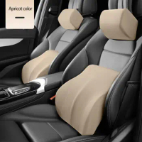 Memory Foam Car Headrest Comfortable Breathable Neck Pillow Car Seat Pillow Support for Vehicle