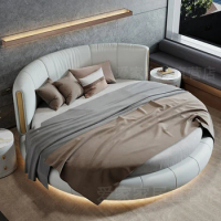 Unique Elegant Double Bed Frame Modern Luxury Comferter Bed King Size Letto Matrimoniale Bedroom Furniture