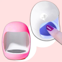 【指尖美人】USB迷你LED光療燈(便攜 速乾 UV燈 光療儀 美甲機 光療機 指甲油 禮物 美甲工具)
