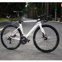 Men's And Women's Road Bike Aluminum Alloy Disc Brakes Shock-absorbing Road Bikes 18/22 Speed Corner Mountain Bikes