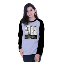 Raglan shirt | Paris Picture | Long Sleeve T-Shirt | Women's Tops |