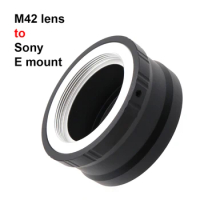 M42-NEX For M42 Lens - Sony E / FE Mount Adapter Ring for M42 (42x1mm) Mount Lens and Sony E / FE Camera NEX, A7, A9, A1, ZV-E