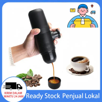 Manual Kopi Portabel Mesin Kopi Kapsul Tekanan Espresso Pembuat Kopi Genggam Mesin Espresso untuk Ru