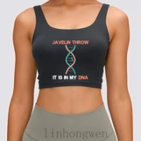 Javelin Throw Dna Women Tank Top Plus Size XL Leisure Famous Spring Formal New Style Designing Crop Top