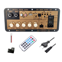 GD100 Bluetooth Amplifier Board With Optical Audio Input Hifi Karaoke Amplifier Home/Car Amplifier Board
