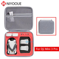 Mini 3 Pro/DJI RC N1 Square Portable Carrying Case Travel Shoulder Bag Waterproof Shockproof For Dji Mini 3 Pro Drone Accessorie