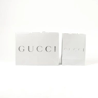 Tas PAPER BAG GUCCI SILVER 100% ORIGINAL Size S