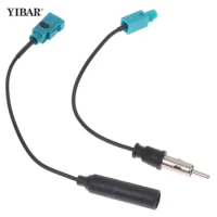 For Bingfu Car Stereo FM AM Radio Antenna Adapter Cables Fakra Z To DIN Car Replacement Parts