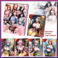 Goddess Story Card Sexy Girl Card Uniform Black Silk Feast Playing Cards ACG Collection Adult Hobbies Sex Nude Toy Birthday Gift