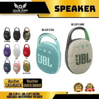 JBL Clip 4 / JBL Clip 5 Speaker Bluetooth Ultra-portable JBL CLIP 5 BLACK