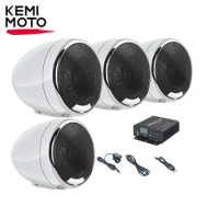 Motorcycle Audio Bluetooth Speaker Waterproof MP3 Player USB Music Player Stereo Sound Speaker ATV UTV 4.5 Inch Accessories