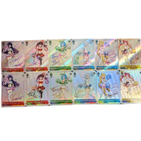 Diy Weiss Schwarz Ws Series Anime Figure Tokisaki Kurumi Homemade Rare Collection Flash Card Game Card Boy's Birthday Gift