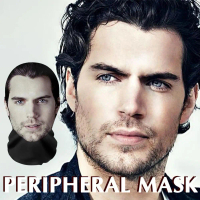 Topeng muka permaidani 3D gaya balaclava bercetak lucu untuk cosplay luar dengan Henry Cavill, sesua