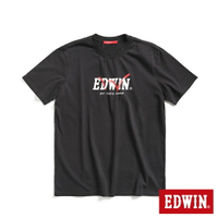 EDWIN 躍動LOGO短袖T恤-男款 黑色 #503生日慶