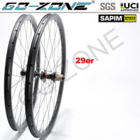 Lighter And Faster Carbon MTB Wheelset 29er Tubeless Novatec 791 792 Sapim Thru Axle / Quick Release / Boost MTB Bicycle Wheels