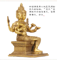 黃銅泰國四面佛像有求必應純銅四面佛像客廳家居寺廟供奉