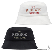 Reebok 帽子 漁夫帽 London New York 倫敦 /紐約 刺繡 白紅/黑【運動世界】H36530/H47523