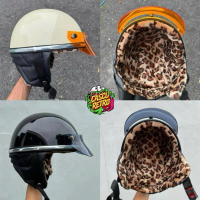Helm Chips Busa Motif Leopard Free Pet