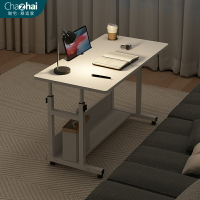 可移動電腦桌臺式家用書桌臥室簡易學生側邊小桌子懶人升降床邊桌