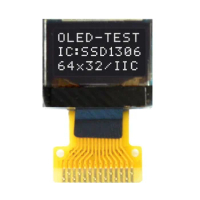 0.49 inch OLED Display with 64x32 Resolution and Uds IIC I2C interface SSD1306, 1 white backlight, new