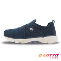 【LOTTO 義大利】女 樂活健走鞋(深藍-LT4AWX5686)