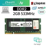 CODใหม่สำหรับ 2GB DDR2 533MHz KVR533D2S4/2G 1.8V PC2-4200S SODIMM หน่วยความจำแล็ปท็อปTikTok