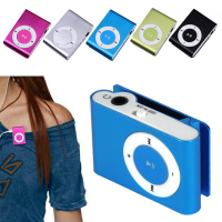 มินิเครื่องเล่น MP3เพลงสื่อมินิคลิปสนับสนุนบัตร TF การออกแบบที่ทันสมัยแฟชั่นแบบพกพามินิ USB MP3เครื่องเล่น Walkman