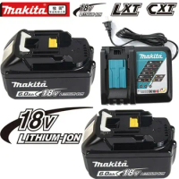 Genuine/Original Makita 18v battery bl1850b BL1850 bl1860 bl 1860 bl1830 bl1815 bl1840 LXT400 6.0Ah for makita 18v tools drill