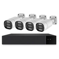 Vstarcam POE NVR kits support Tuya App Video Recorder 4 channel Surveillance POE 1 NVR with 4 Cameras Kit Cctv Camera
