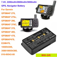 Cameron Sino 2200mAh/2600mAh/3000mAh GPS Navigator Battery for Garmin GPSMAP 276, 276c, GPSMAP 296, 376C, 378, 478, 495, EGM478