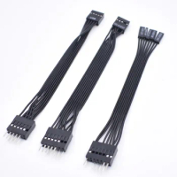 10cm Suitable for Ordinary Motherboards with Lenovo Chassis for Lenovo Chassis Transfer Wiring Switch Cable USB Cable Audio Cabl